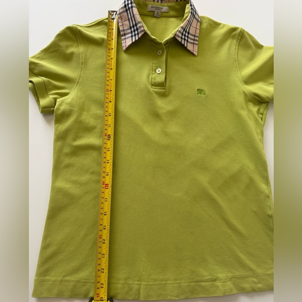 Burberry Check Collar Polo Shirt Size XL - Picture 4 of 7